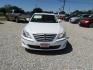 2014 White /Tan Hyundai Genesis (KMHGC4DD2EU) with an V6 engine, Automatic transmission, located at 15016 S Hwy 231, Midland City, AL, 36350, (334) 983-3001, 31.306210, -85.495277 - Photo#1